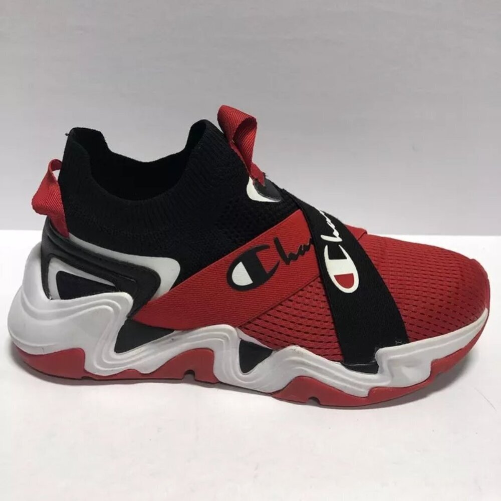 Champion Men’s Hyper Cross Lo Sneakers Red, Size 7M